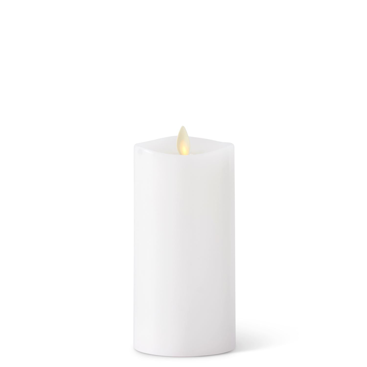 Luminara - Indoor Flameless Pillar - 3" DIa - White Flameless Candles K&K   