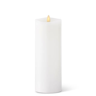 Luminara - Indoor Flameless Pillar - 3" DIa - White Flameless Candles K&K Large  