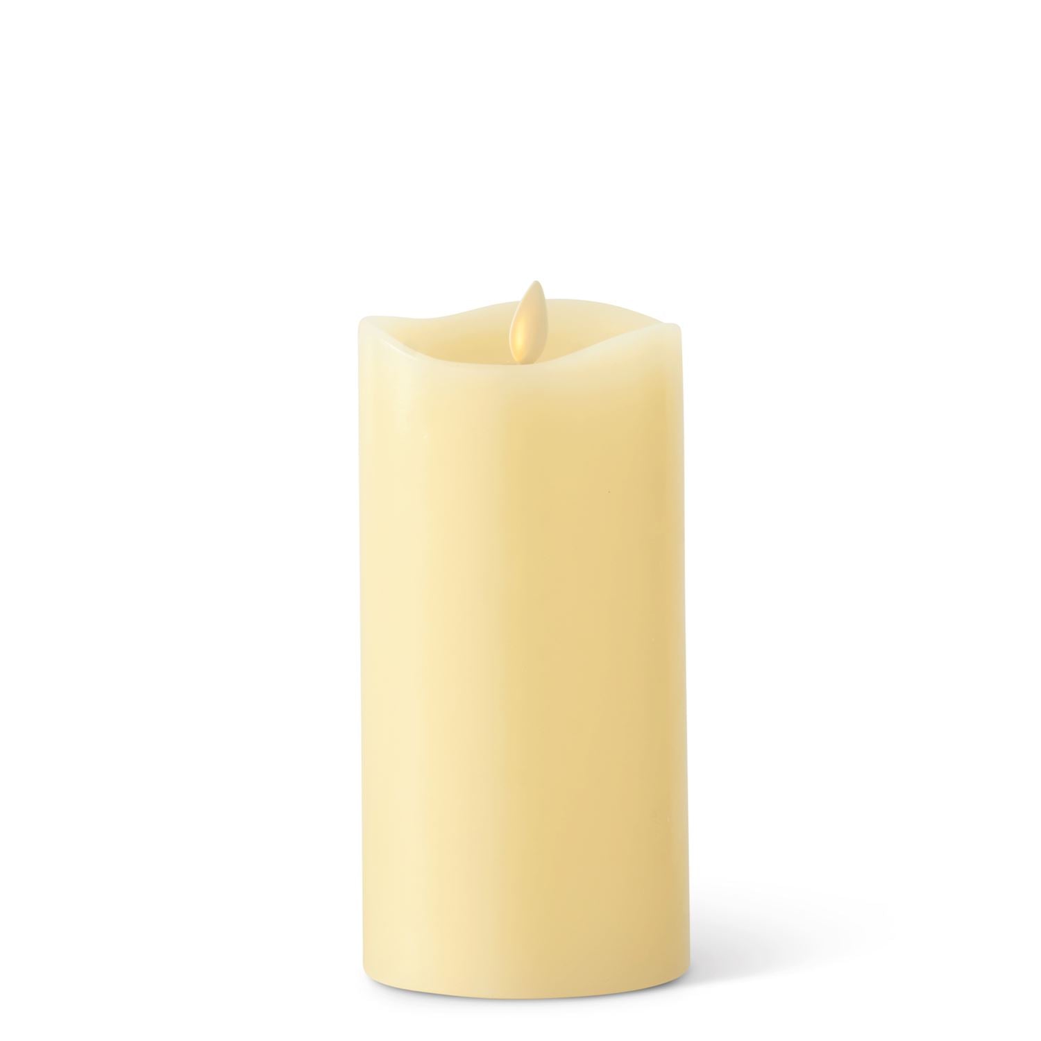 Ivory Wax Luminara 3.5" Indoor Pillar Candle  K&K Medium  