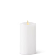 White Wax Luminara 3.5" Indoor Pillar Candle  K&K Medium  