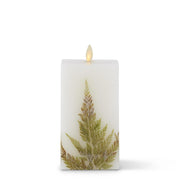 Luminara -  Indoor Flameless - Square Fern Flameless Candles K&K Large  