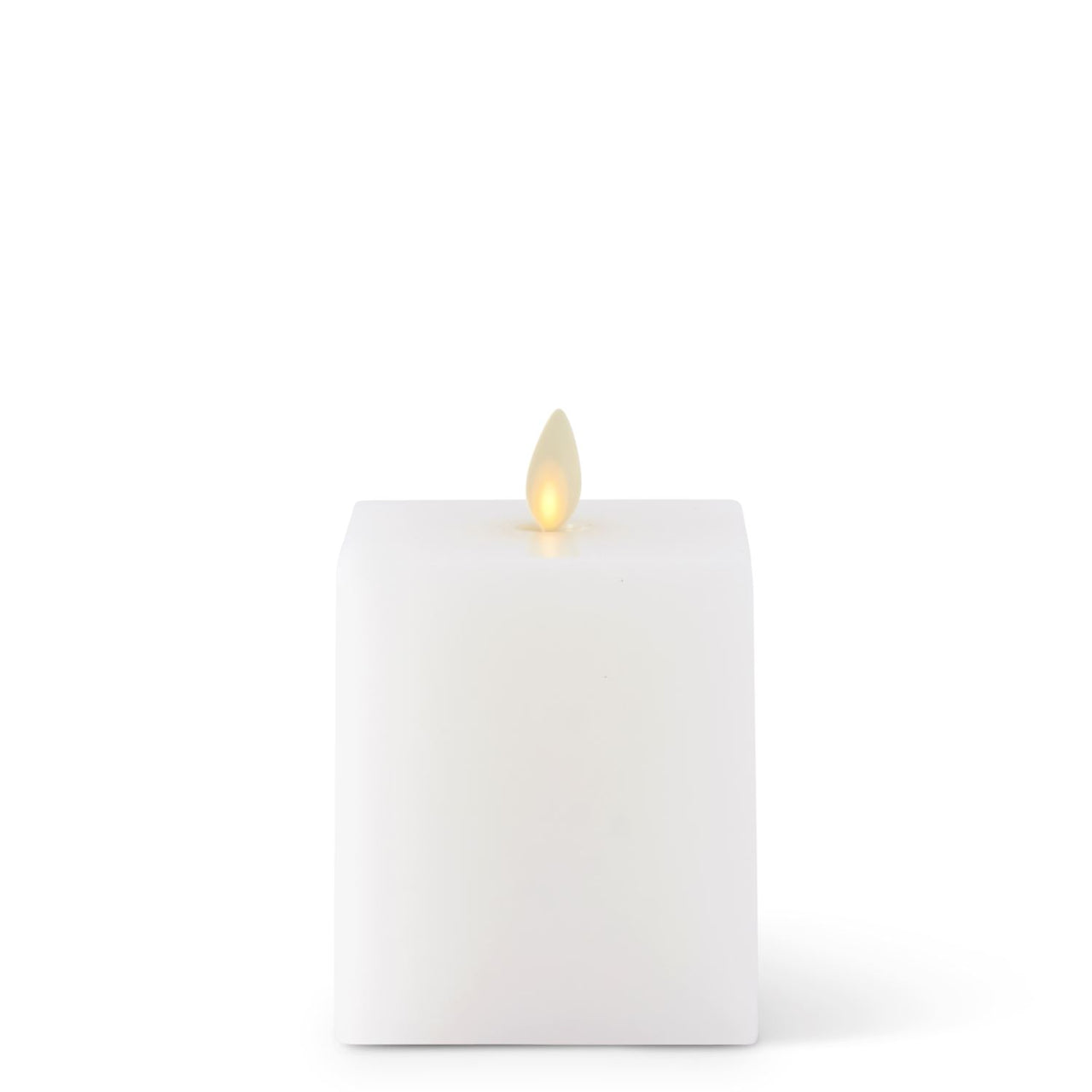 Luminara -  Indoor Flameless - Square White Flameless Candles K&K Small  