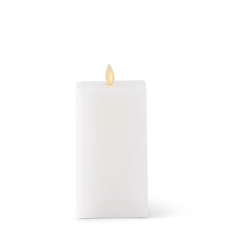 Luminara -  Indoor Flameless - Square White Flameless Candles K&K Medium  
