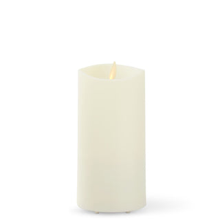 Luminara - Outdoor Flameless Pillar - Slim - Ivory Flameless Candles K&K Medium  