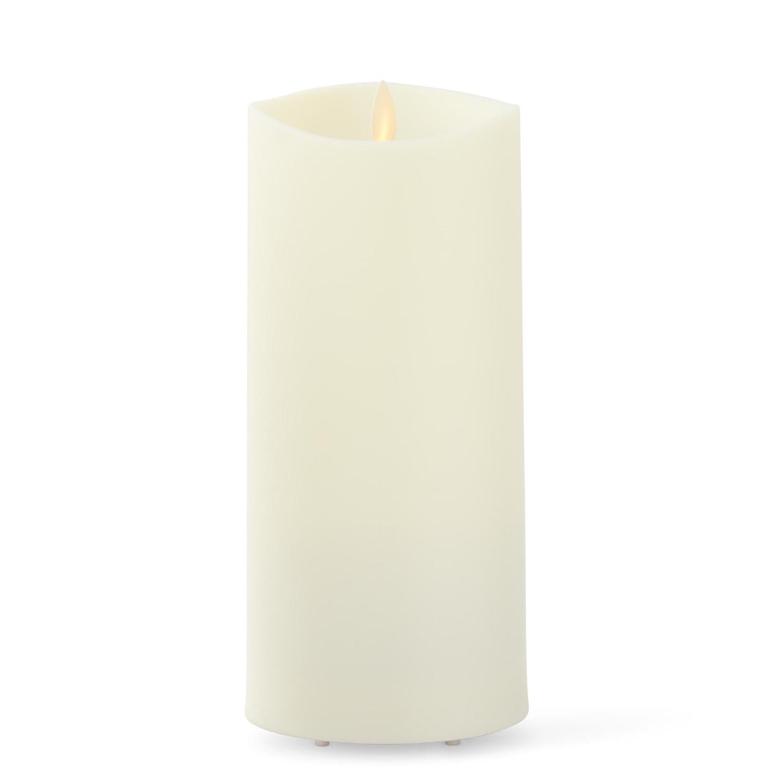 Luminara - Outdoor Flameless Pillar - Large - Ivory Flameless Candles K&K Large  