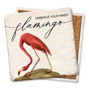 COASTERS EMBRACE YOUR INNER FLAMINGO COASTER  Tipsy Coasters & Gifts   