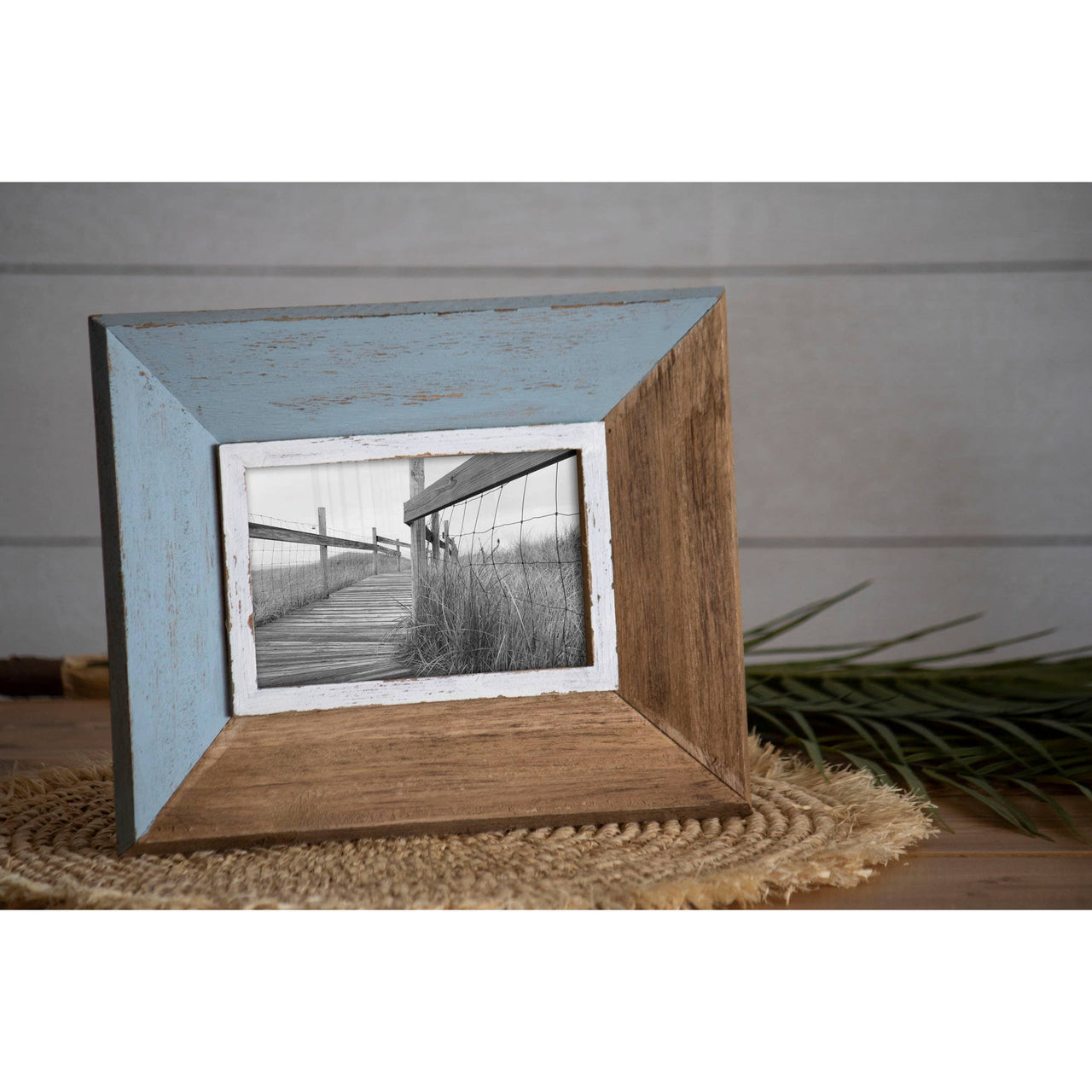 4X6 Maxwell Photo Frame Blue  Foreside Home & Garden   
