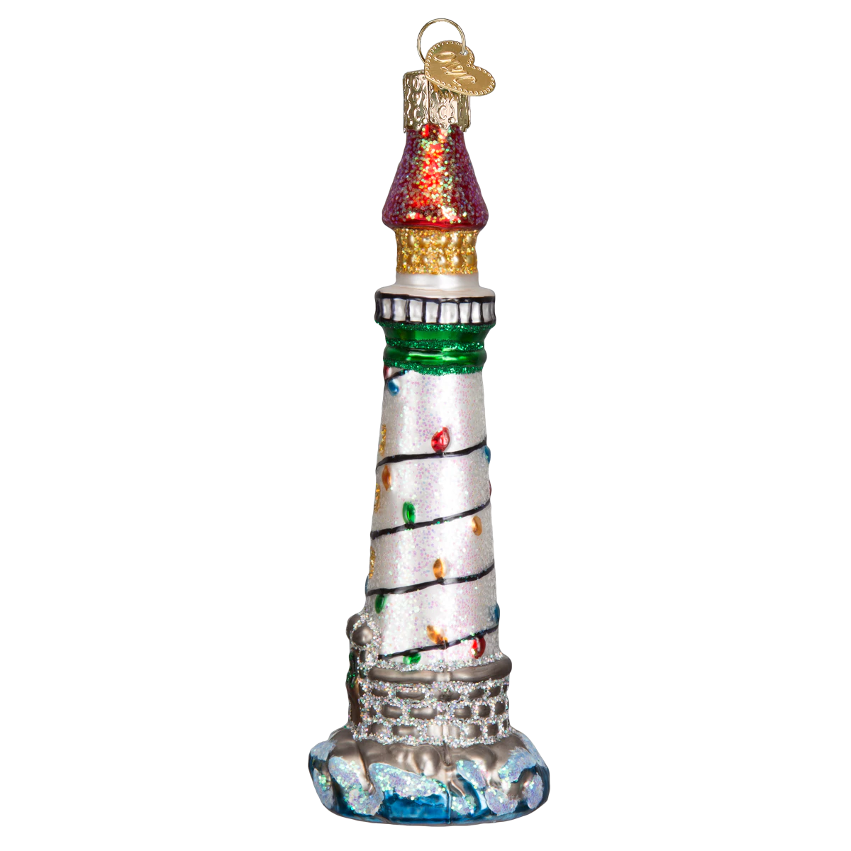 Holiday Lighthouse Ornament  Old World Christmas   