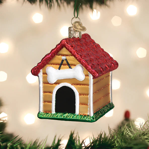 Dog House Ornament  Old World Christmas   