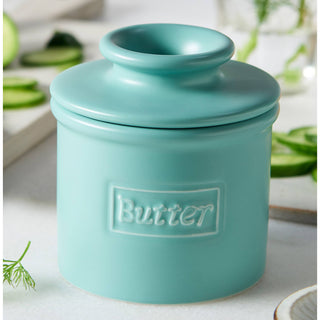 Café Matte Collection Butter Bell Crock - Aqua Matte ' The Original Butter Bell crock   
