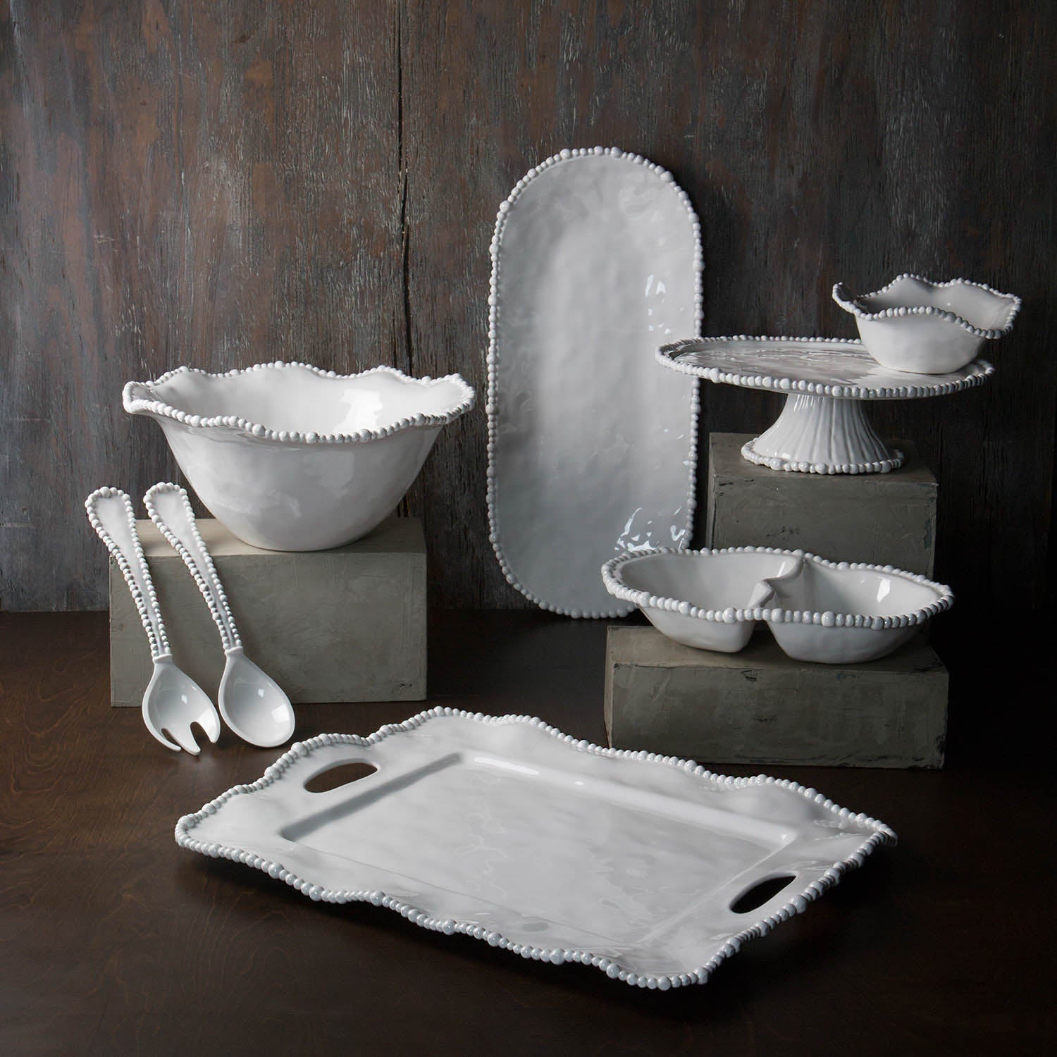 Vida Alegria Double Dip White Melamine Beatriz Ball   