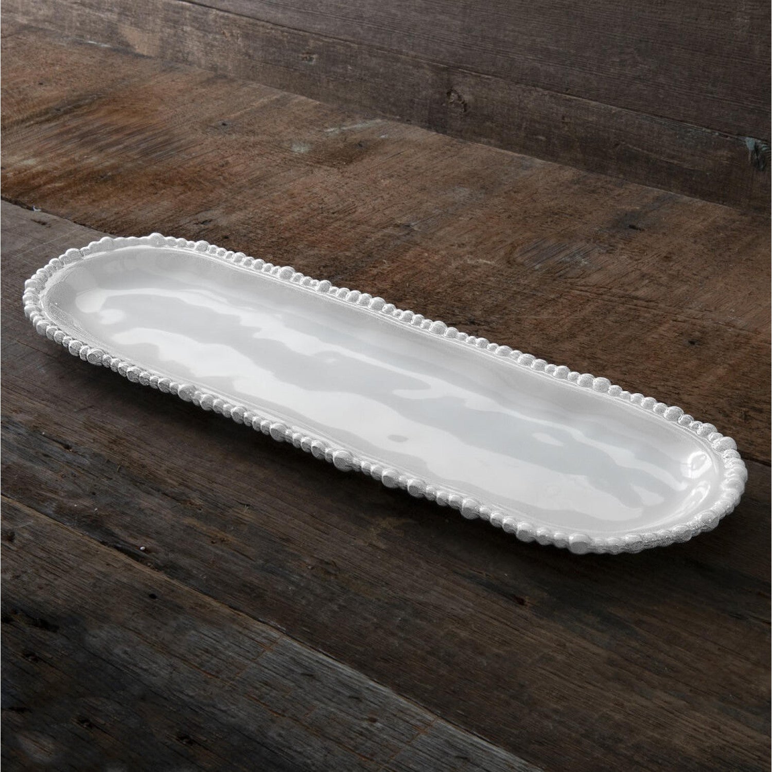 VIDA Alegria Medium Baguette Platter White  - Small