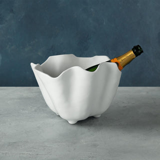 VIDA Nube ice bucket white, melamine barware by Beatriz Ball