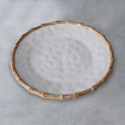 VIDA Bamboo Round Platter (White and Natural)  Beatriz Ball   