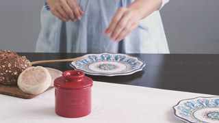 Café Collection Butter Bell Crock - Red ' The Original Butter Bell crock