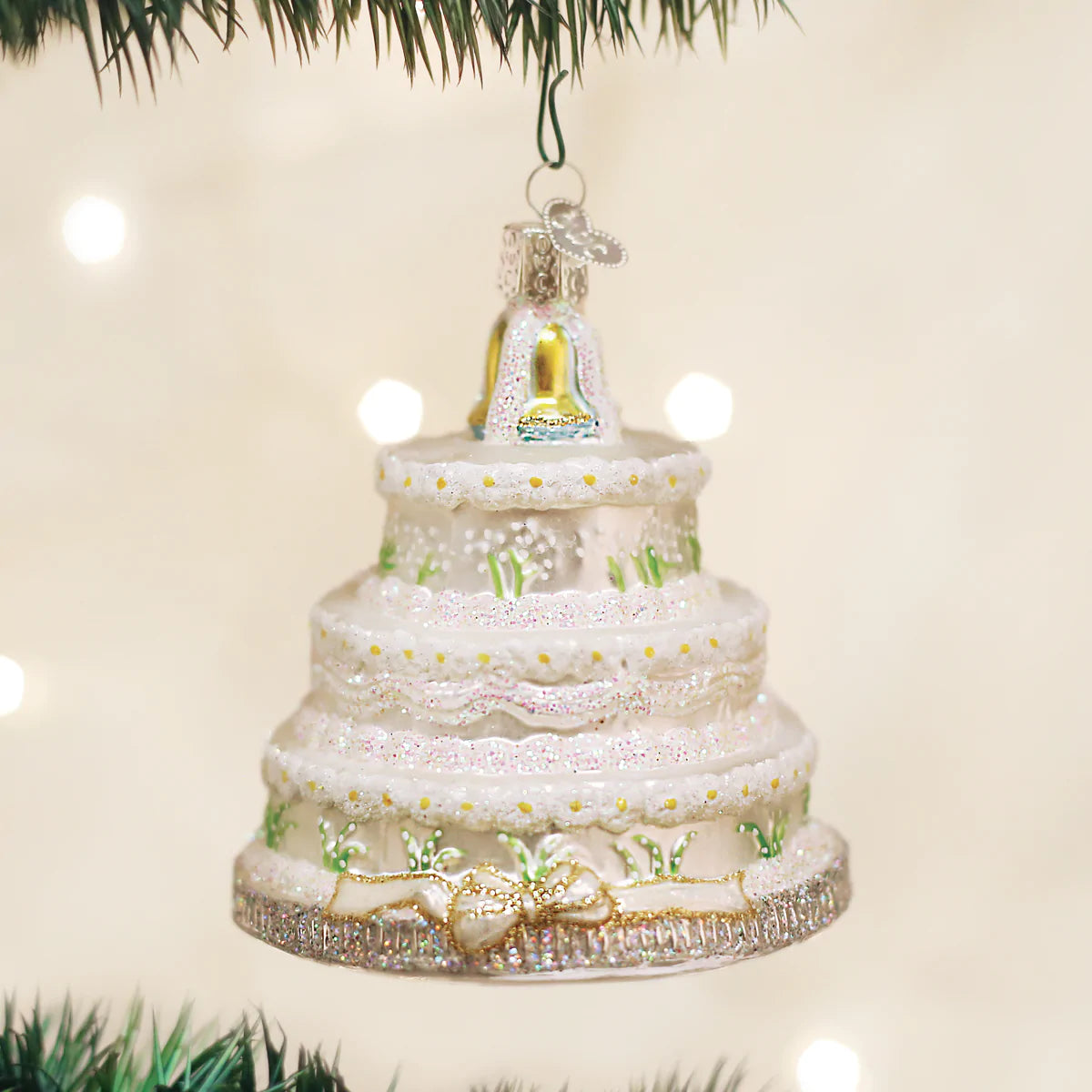 Wedding Cake Ornament  Old World Christmas   