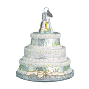 Wedding Cake Ornament  Old World Christmas   