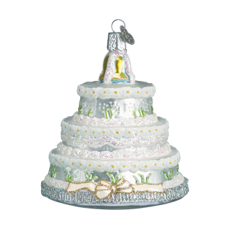 Wedding Cake Ornament  Old World Christmas   