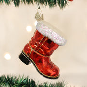 Santa's Boot Ornament  Old World Christmas   