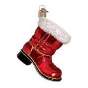 Santa's Boot Ornament  Old World Christmas   