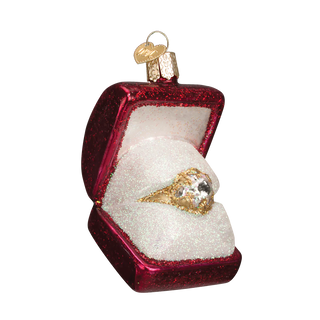 Ring In Box Ornament  Old World Christmas   
