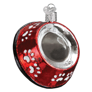Dog Bowl Ornament  Old World Christmas   
