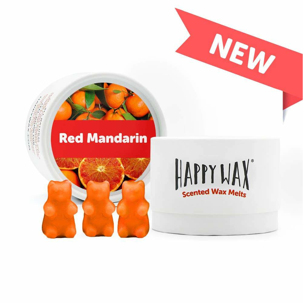 Red Mandarin Wax Melts  Happy Wax   