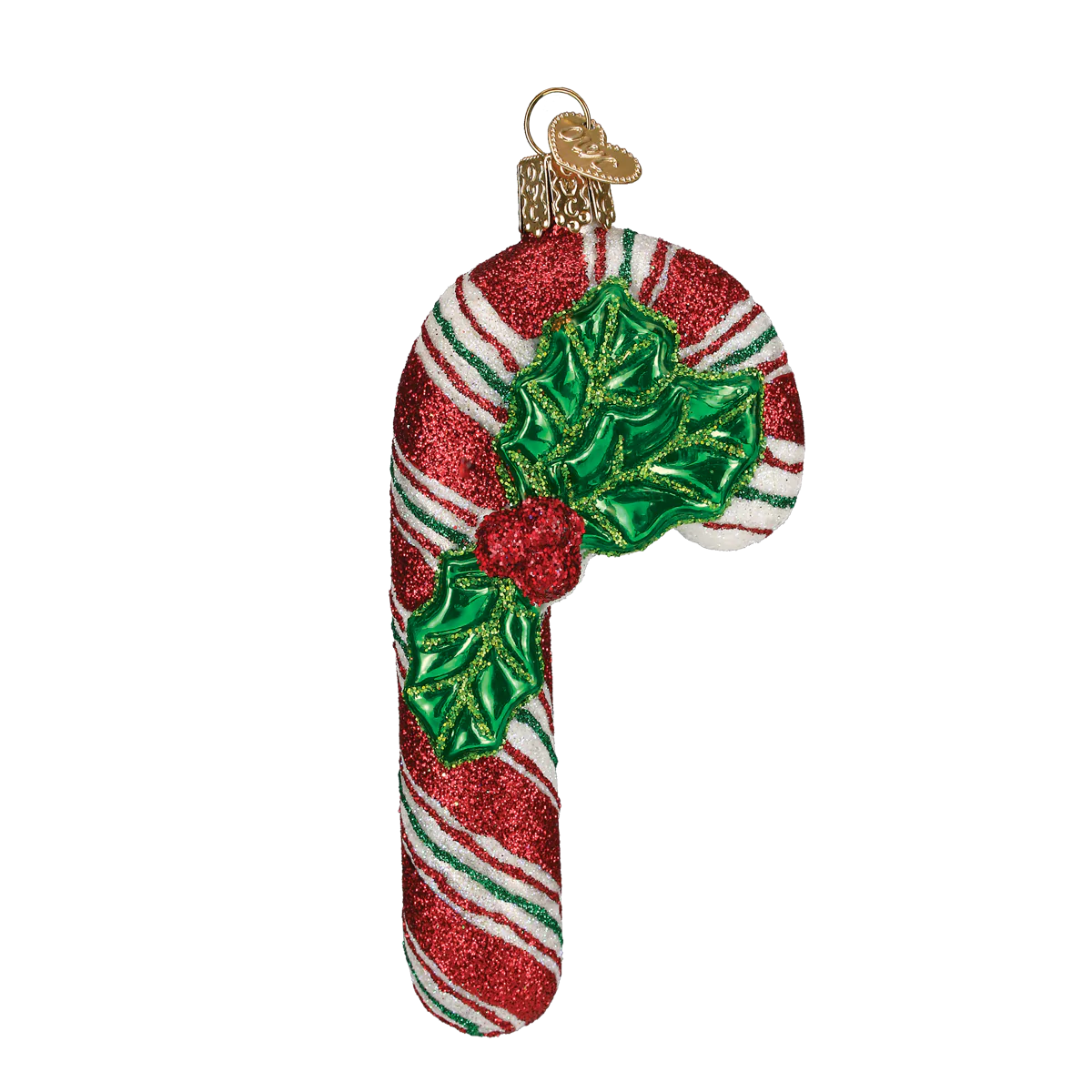 Glistening Candy Cane Ornament  Old World Christmas   