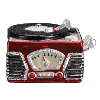 Record Player Ornament  Old World Christmas   