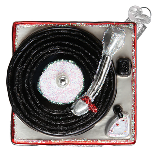 Record Player Ornament  Old World Christmas   
