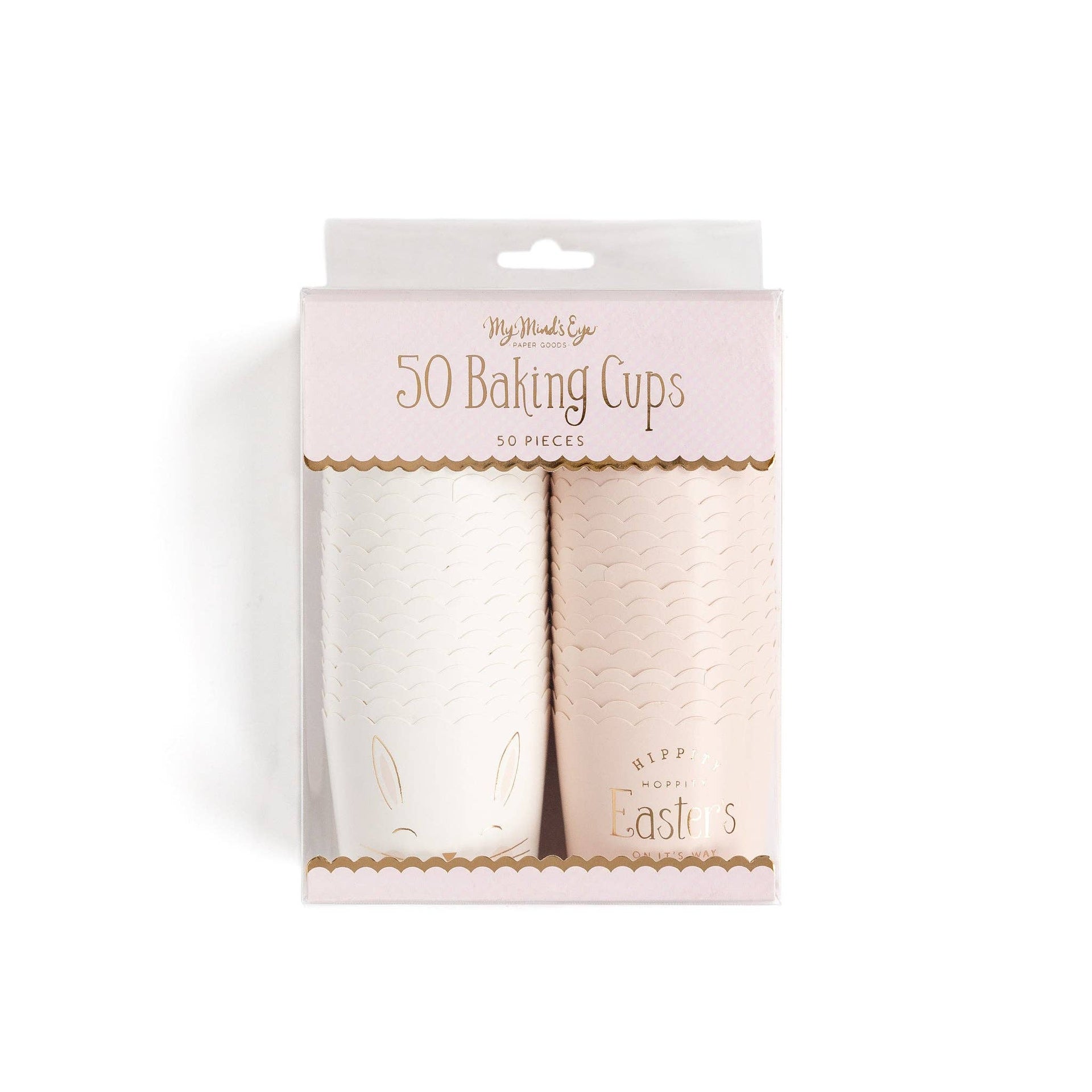 Gold Foiled Easter's On It's Way 5 oz Food Cups (50 pcs)  My Mind’s Eye   