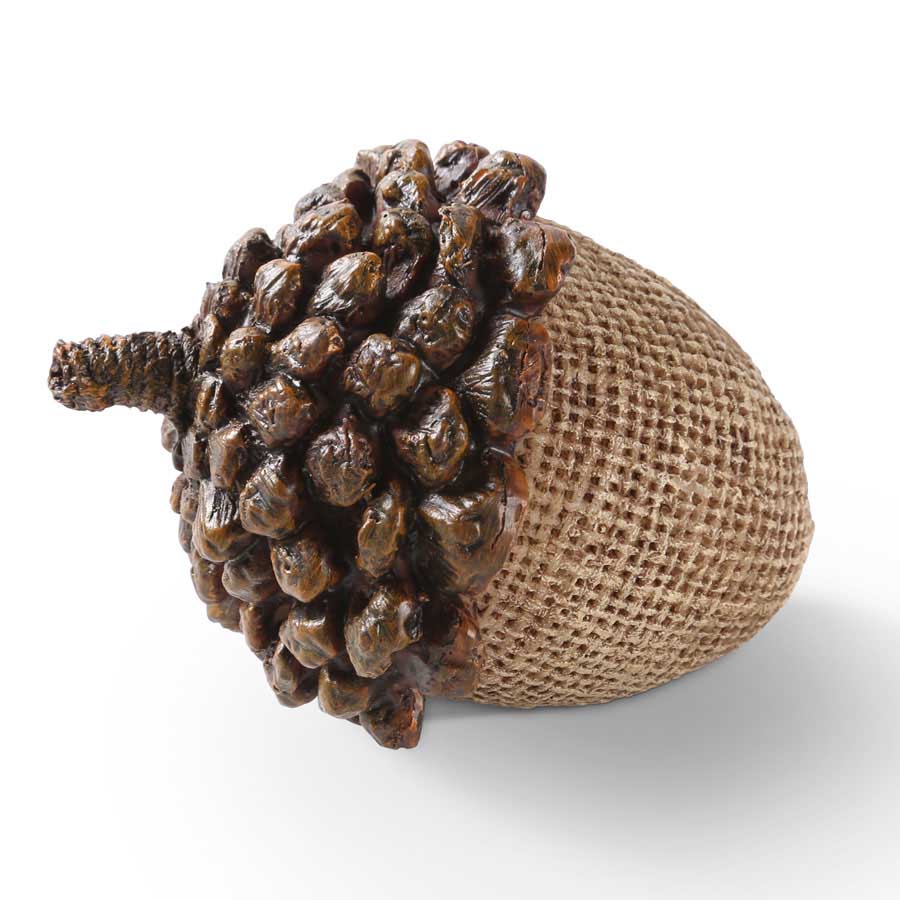 Light Brown Resin Acorn w/Pinecone Top  K&K   