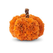 Shaved Wood Orange Pumpkin 7.5"  K&K   