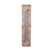 Embroidered Fall Leaves Table Runner 70"  K&K   