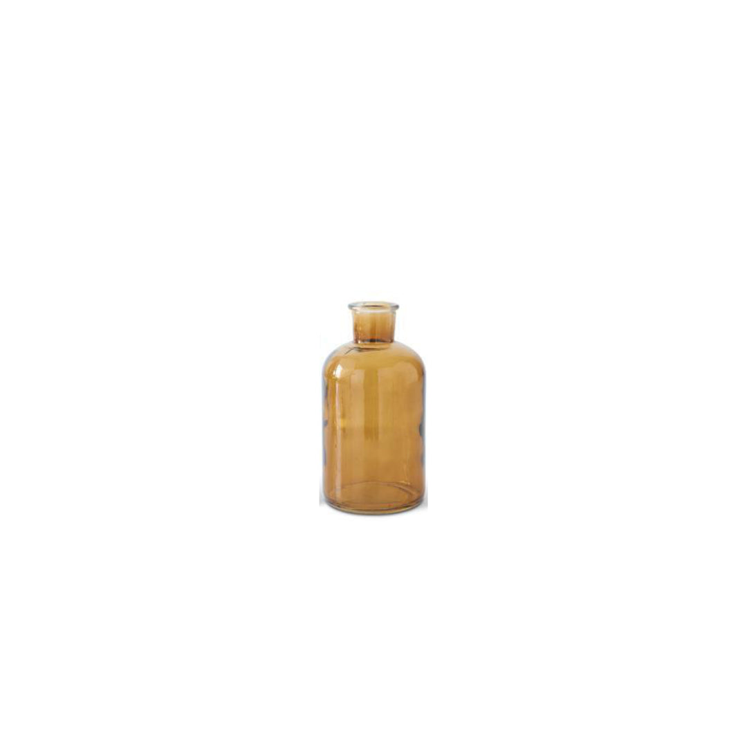 Amber Glass Bottles & Caps - 1, 4 & 8 fl-oz 