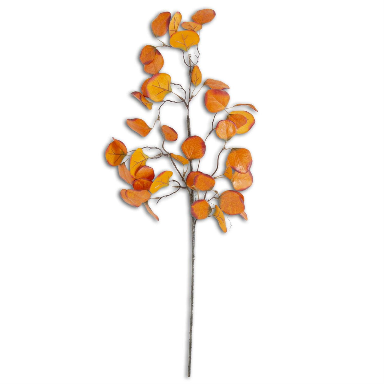 Gumdrop Eucalyptus Stem Artificial Flora K&K Orange  