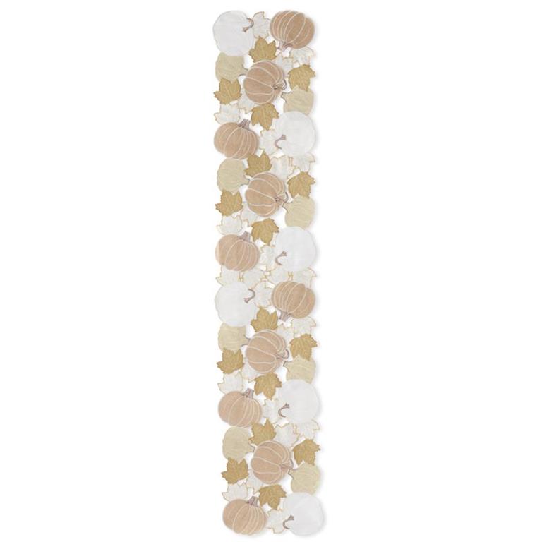Pumpkin Cutout Table Runner Table Runners K&K Cream  