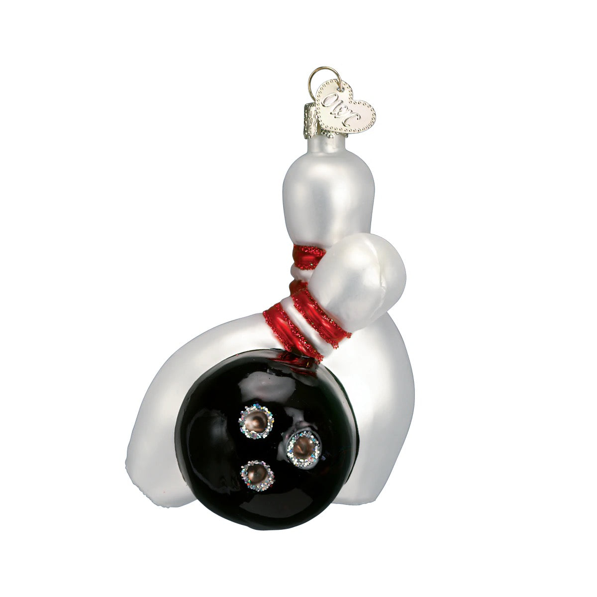 Bowling Ball & Pins Ornament  Old World Christmas   