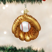 Baseball Mitt Ornament  Old World Christmas   