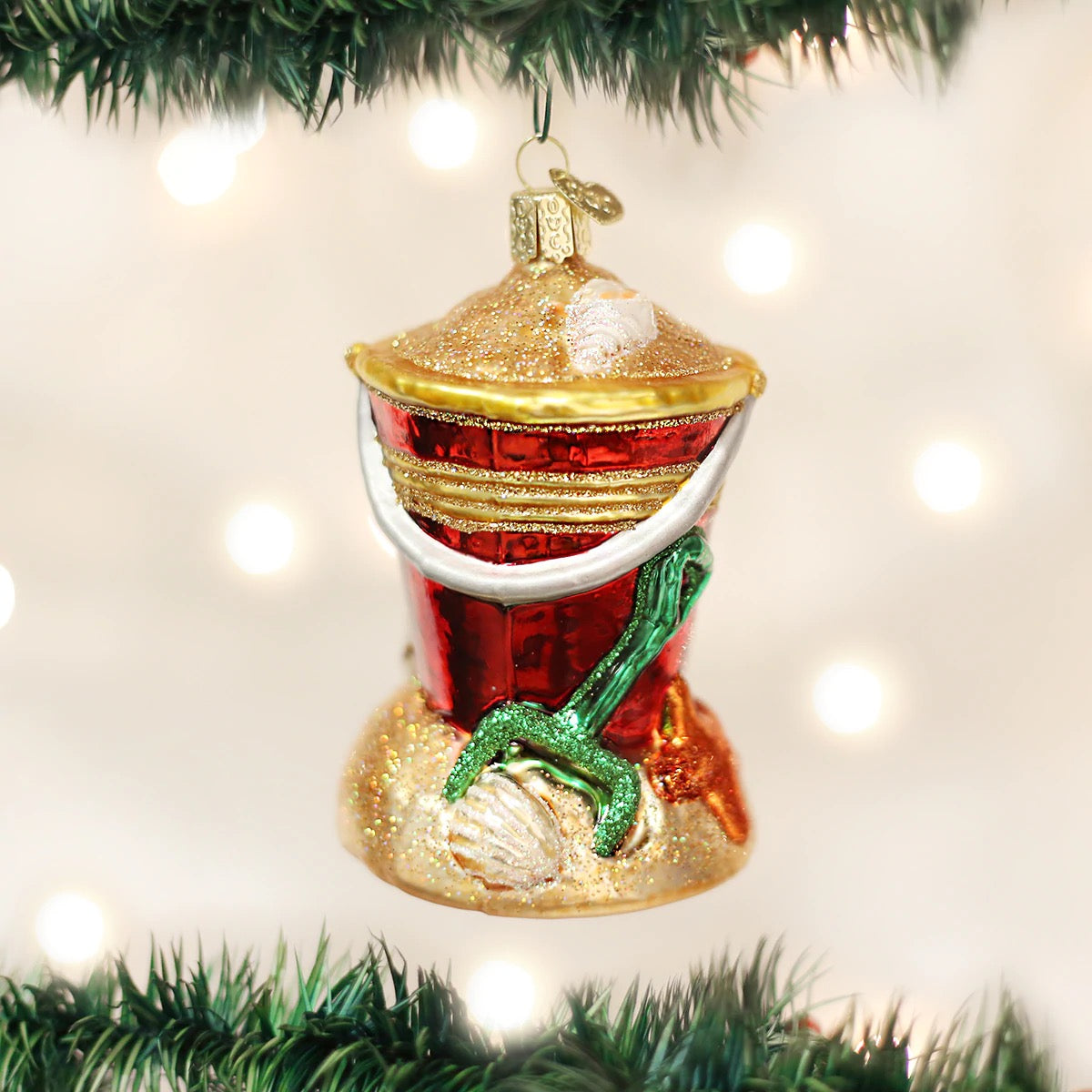 Beach Bucket Ornament  Old World Christmas   