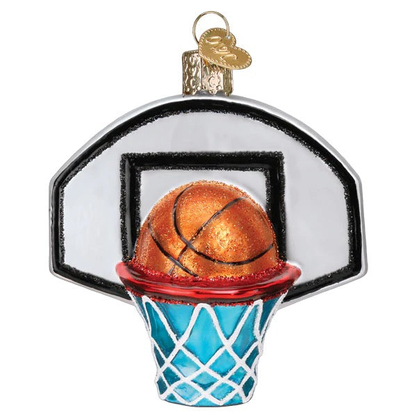 Basketball Hoop Ornament  Old World Christmas   