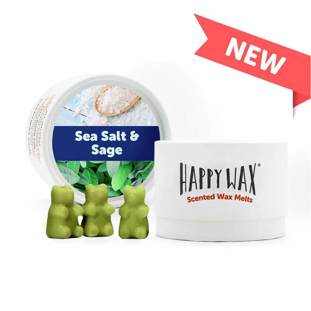 Sea Salt & Sage Wax Melts  Happy Wax   