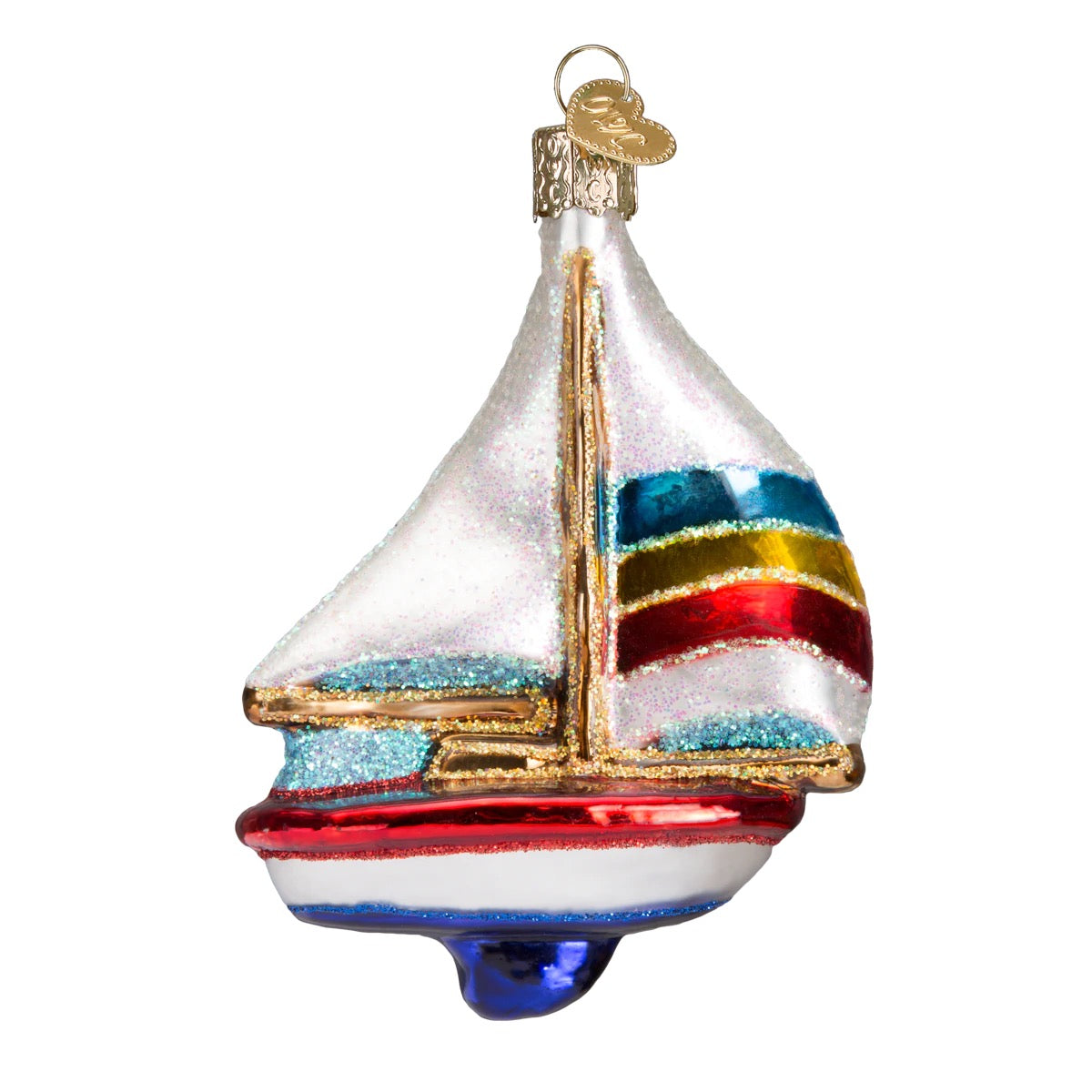 Sailboat Ornament  Old World Christmas   