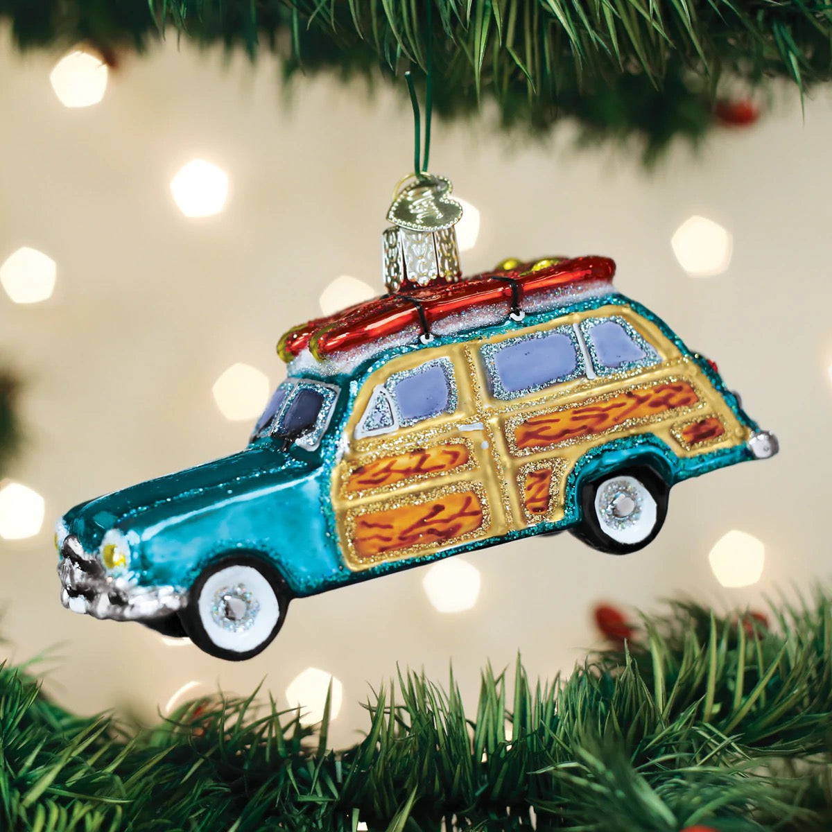 Surf's Up Wagon Ornament  Old World Christmas   