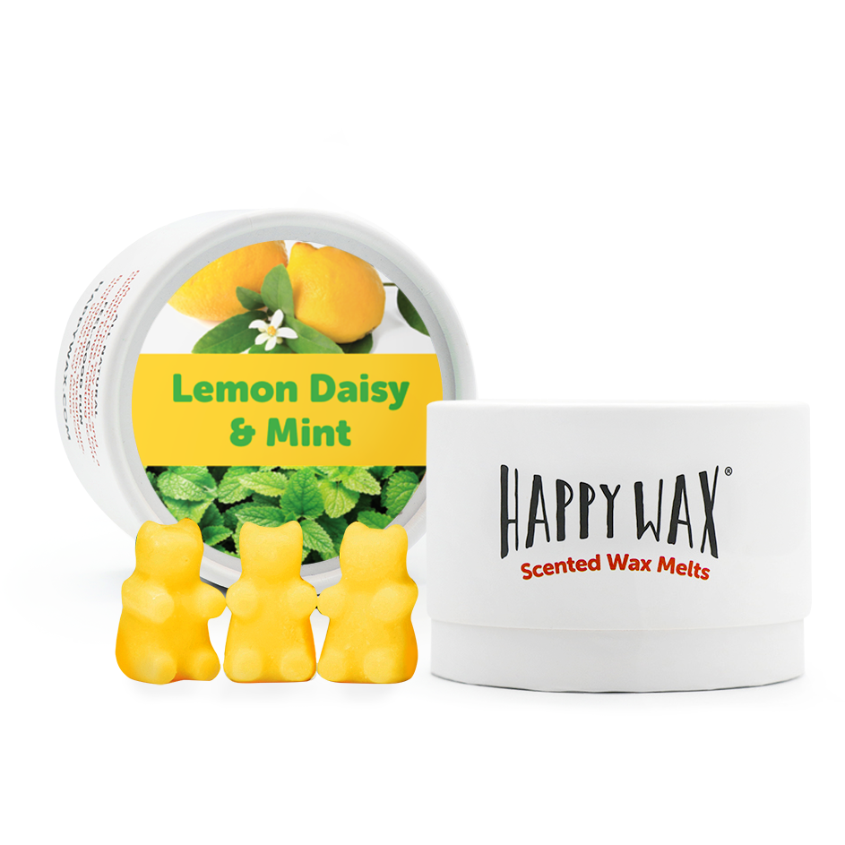 Lemon Daisy & Mint Wax Melts  Happy Wax   