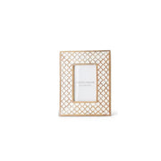 Mango Wood White Moroccan Pattern Picture Frames K&K Small  