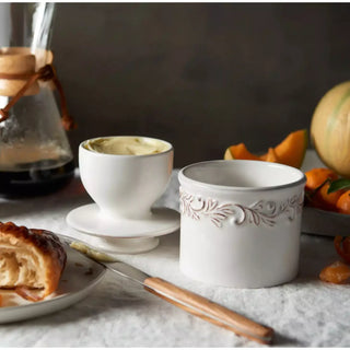 Antique Butter Bell Crock - White Linen ' The Original Butter Bell crock   