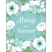 Wedding Card - White Bridal Flowers  GINA B DESIGNS   
