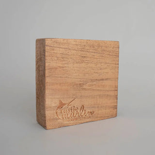 Mr & Mr Greenery Decorative Wooden Block ' Rustic Marlin   