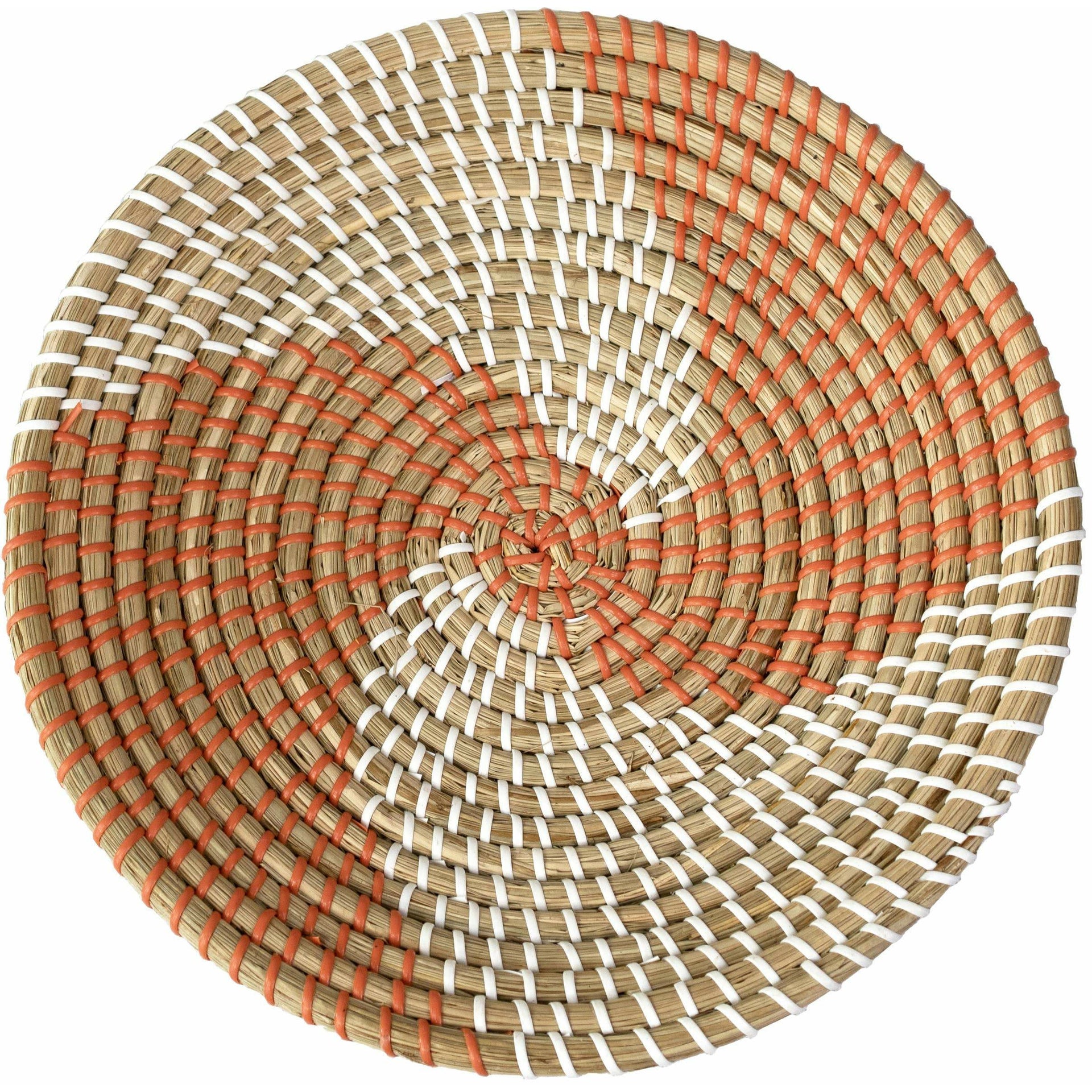 Natural Woven Seagrass Basket Bowl, Decorative Bowl  MadeTerra   